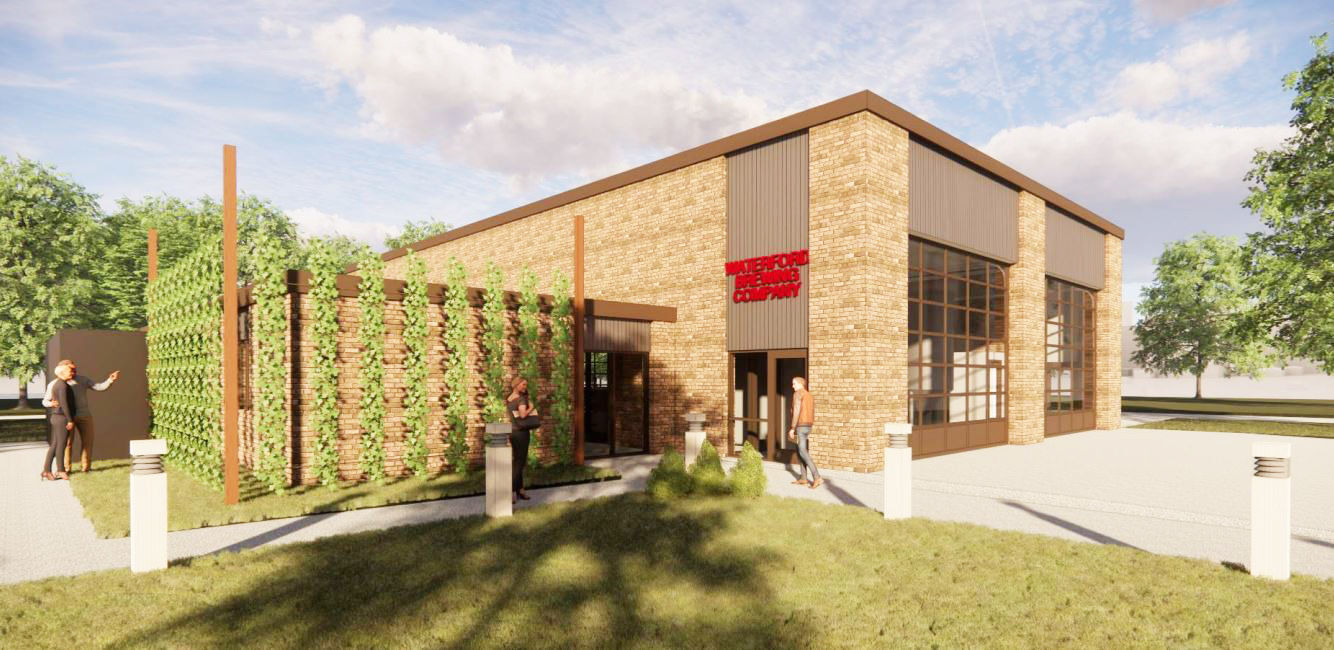 Waterford Brewing Co. rendering of proposed brewery
